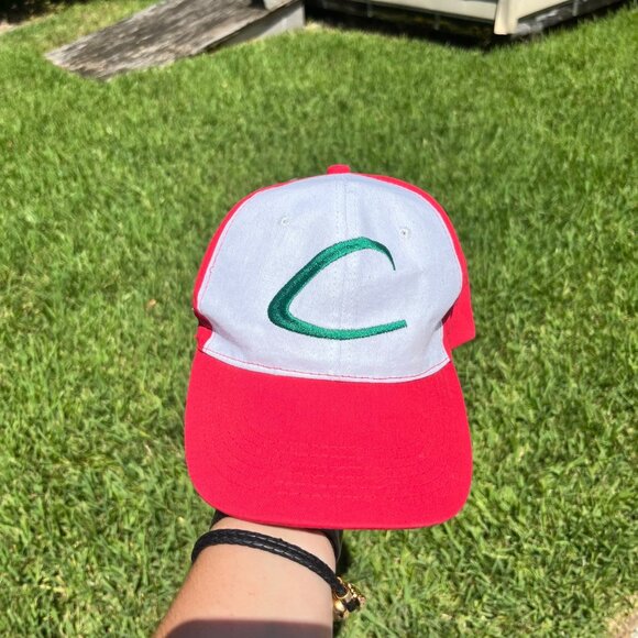 Pokémon Red Ash Ketchum Trainer Adjustable Cosplay Costume Dress Up Hat Cap - Picture 1 of 6